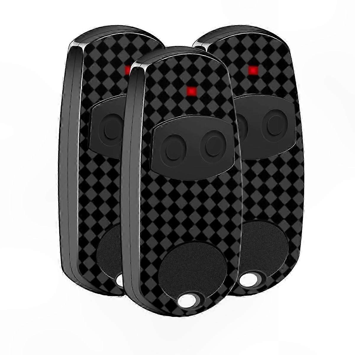 3-Pack Universal Garage Door Remote Control, 433.92MHz Gate Fob Replacement for Compatible Systems