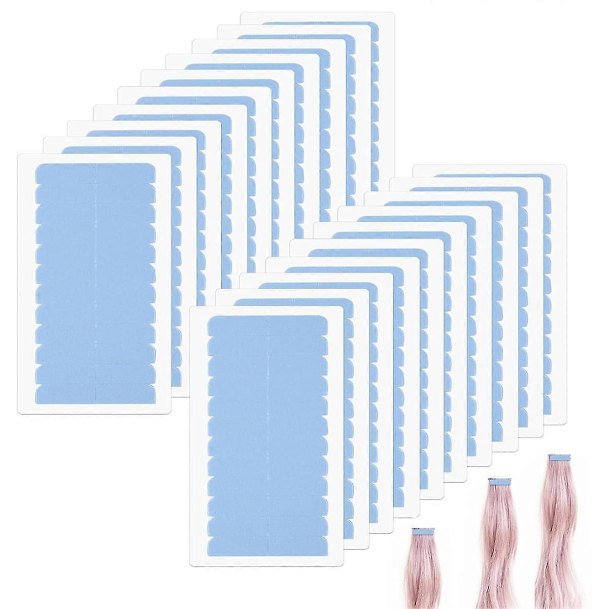 20 Set Hair Extension Tape Double Sided Hair Tape, Adhesive Replacement Tape for Hair Extensions, Tape Tabs