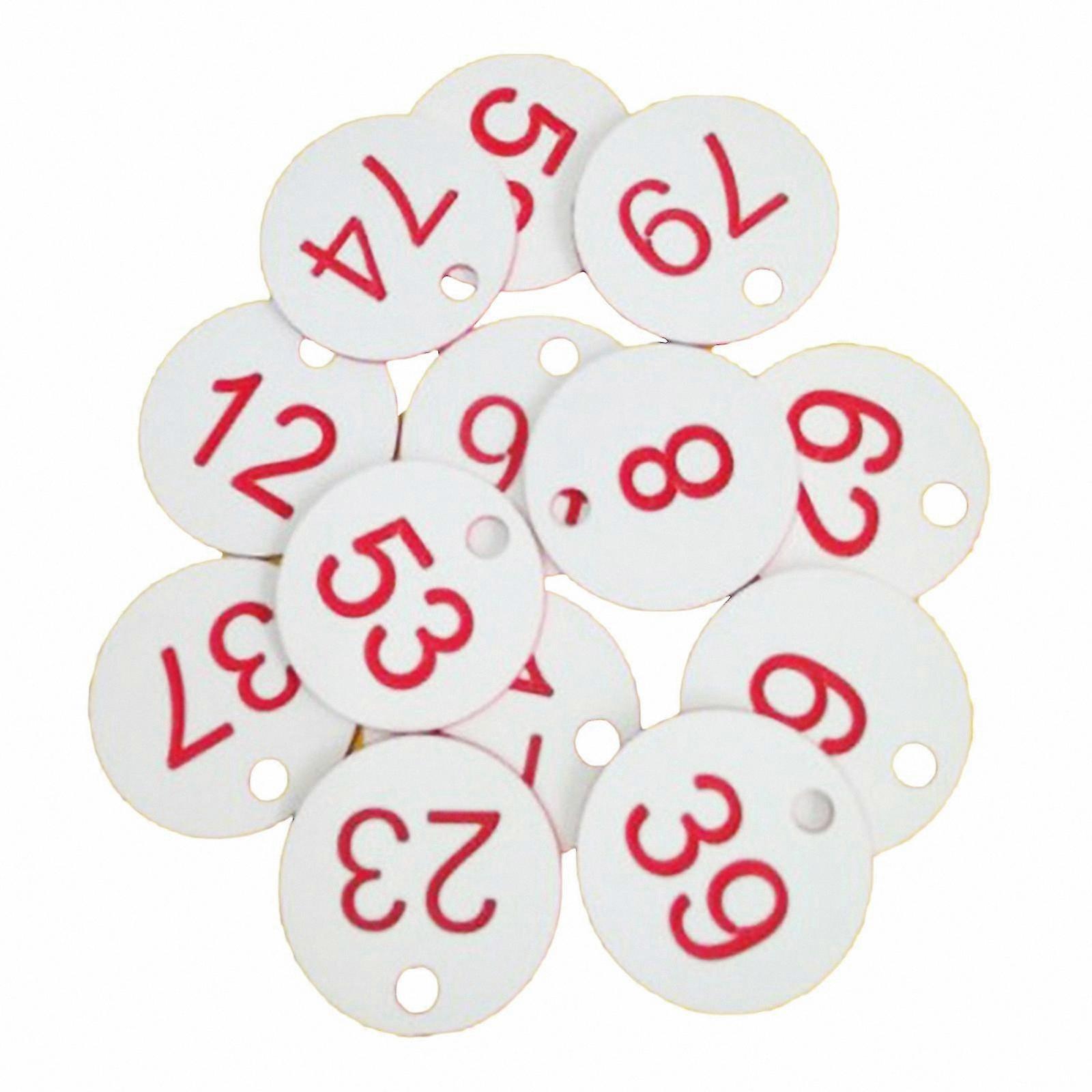 Numbered Index Tags for Clothing Hangers 1-100 Count Office Organization Labels