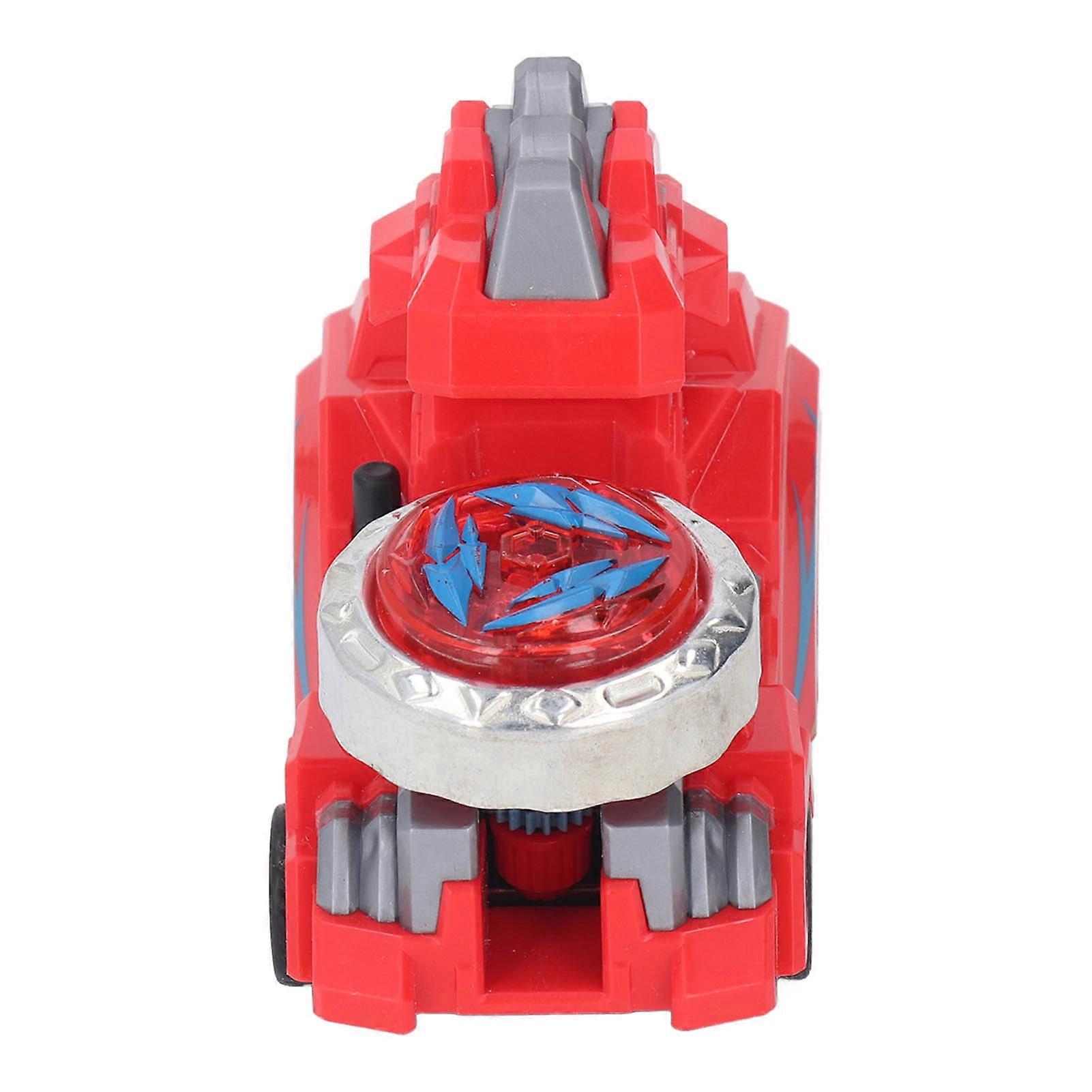 LED Light Up Rotating Gyroscope Toys Cartoon Dinosaur Interactive Endless Fun Flashing Gyroscope Red 