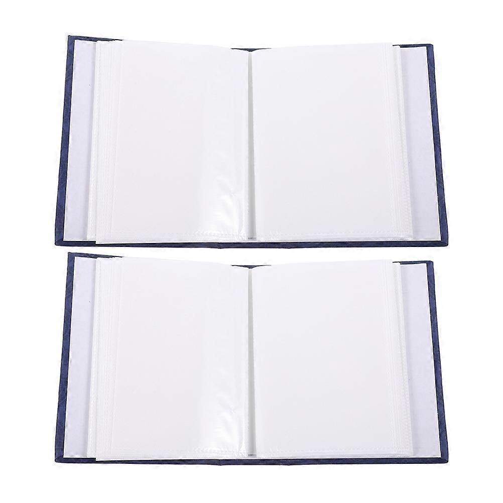 2pcs Photo Album Book for Family Pictures, Milestone Scrapbook & Durable Storage for Graduations & Special Occasions
