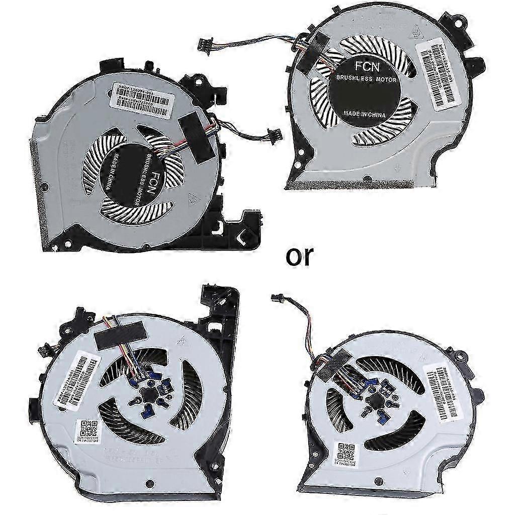 Dual fan for HP Pavilion 15-cx0049nr cx0071 cooling system