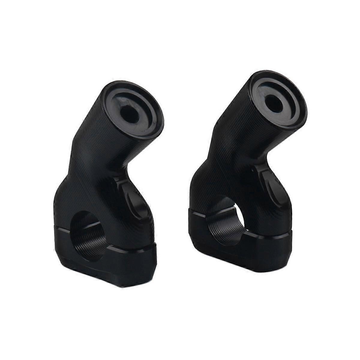 Manubrio Moto Riser Morsetto Manubrio Lift per Bonneville T100 T120 Nero 2016-2019