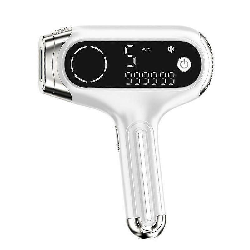 IPL hair removal device with 5 intensity levels, 999,999 flashes, ice cold and LED display for long-lasting results(green)