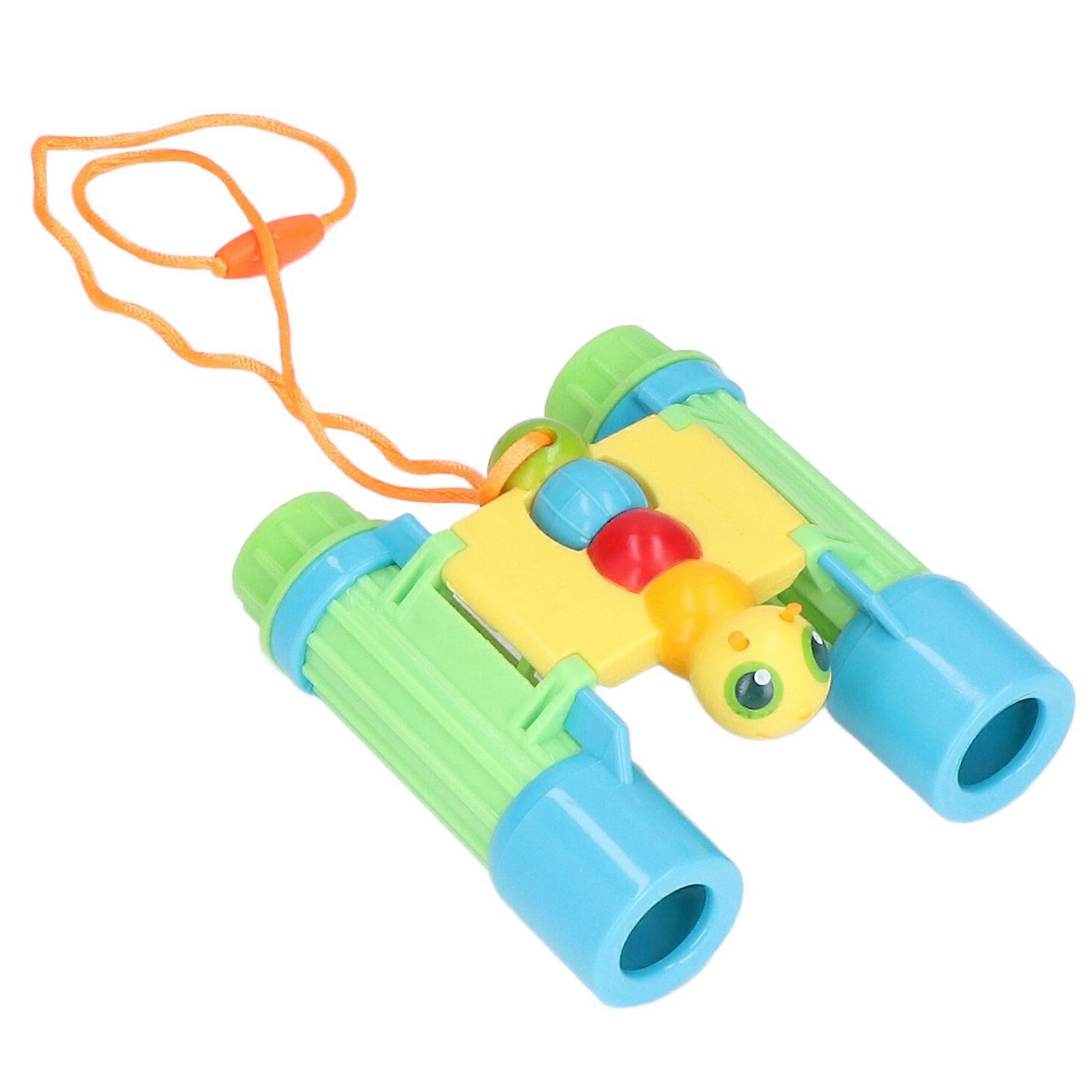 Kids Mini Binoculars Bee Yellow Soft Rubber Shockproof for Ages 3+