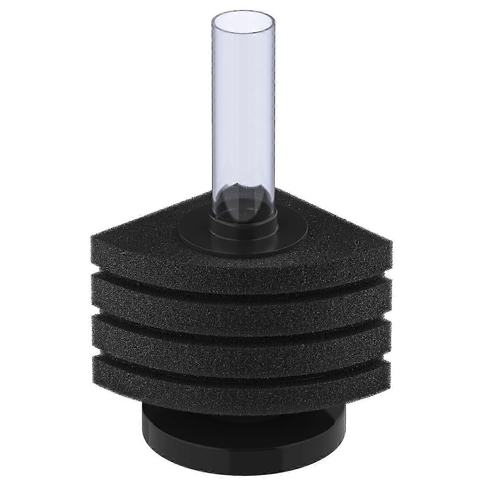 Corner Sponge Filter Nano Quiet Betta Fry Shrimp and Small Fish Bio Foam Filter (Air Pump Not Included)