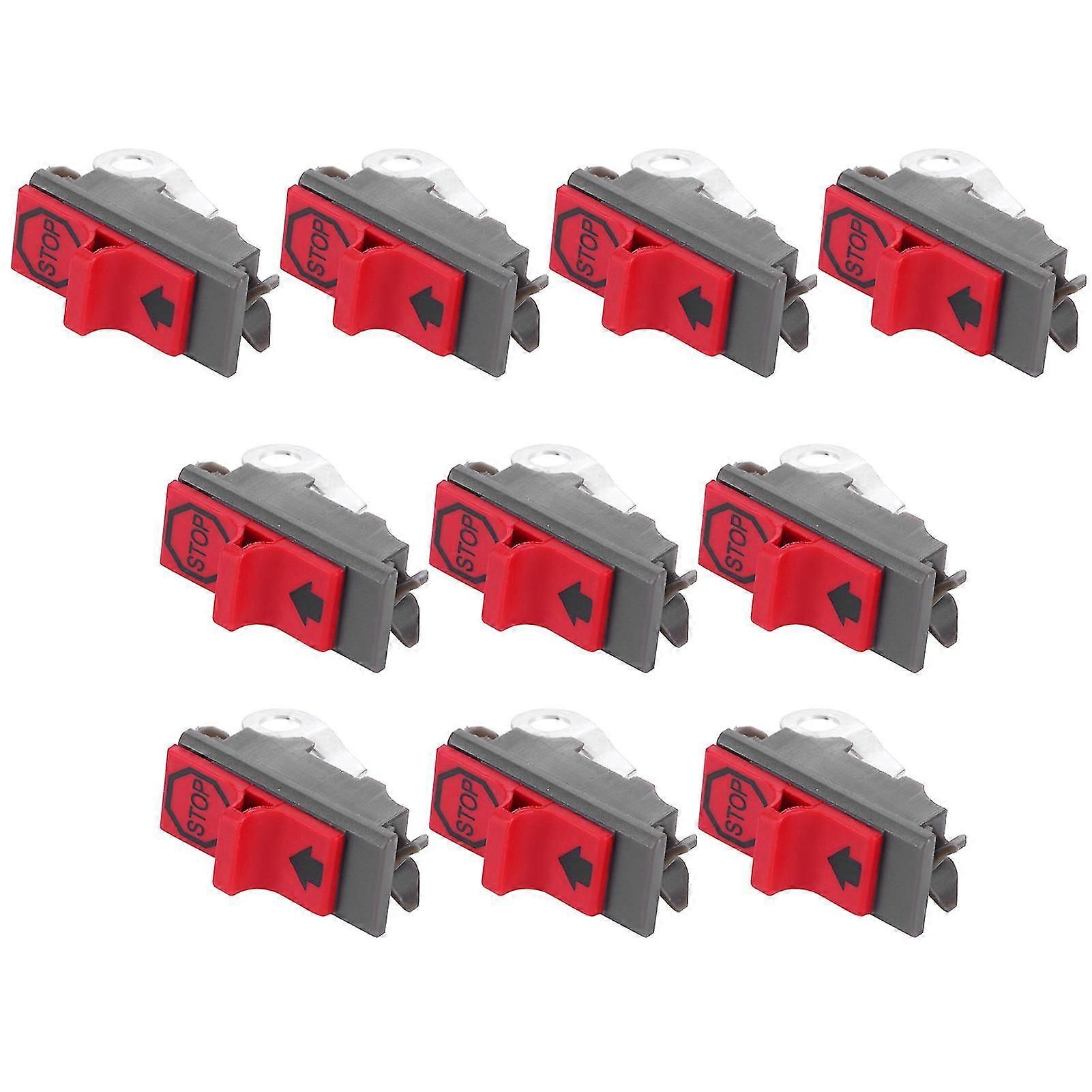 10Pcs On Off Stop Switch for Husqvarna 137 142 36 41 42 136 50 51 55 61 141 266 268 272 281 288