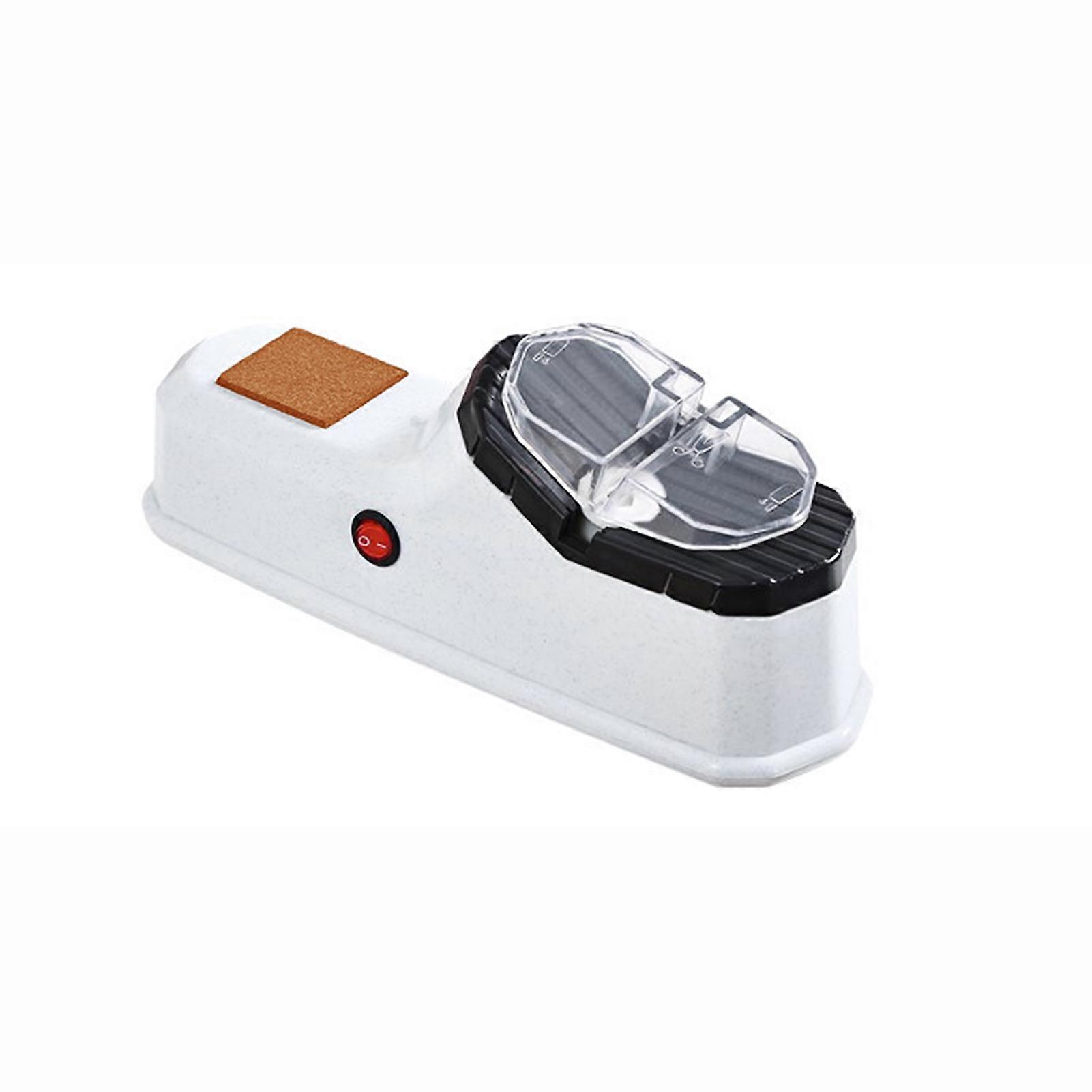 Electric Knife Sharpener USB Powered Multi-Function Tool for Kitchen Chef Knives Fruit Knives and Scissors Efficient Sharpening