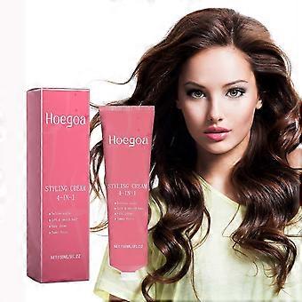 Haarstyling-Creme 150ml, 4-in-1-Locken-definierende Styling-Lotion für fliegendes Haar, Haarglättungscreme Fly Away Hair Tamer für glattes Haar