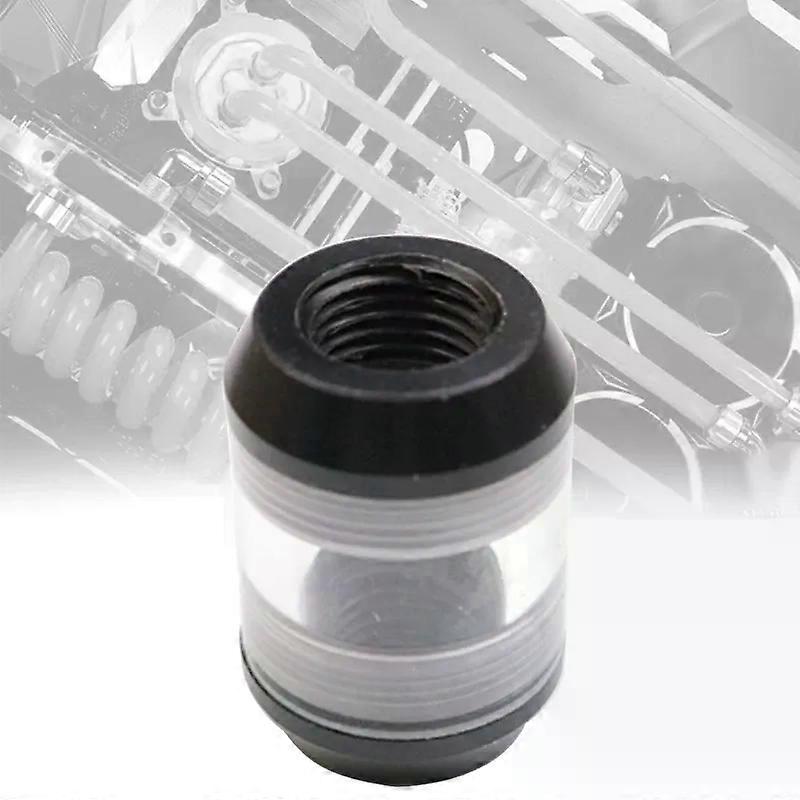 K1KF G1/4 Inner Thread Water Cooling Flow Meter Filter G1/4 Inner Thread Fine Screen Funnel Shaped Filter Computer Cooling