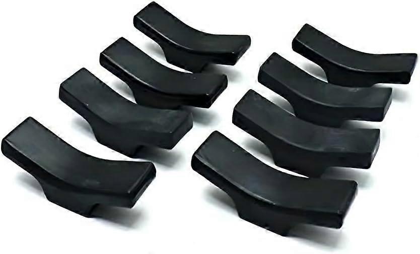 8pcs black  Tableware Chopstick Holder, Knife Holder, Spoon Holde