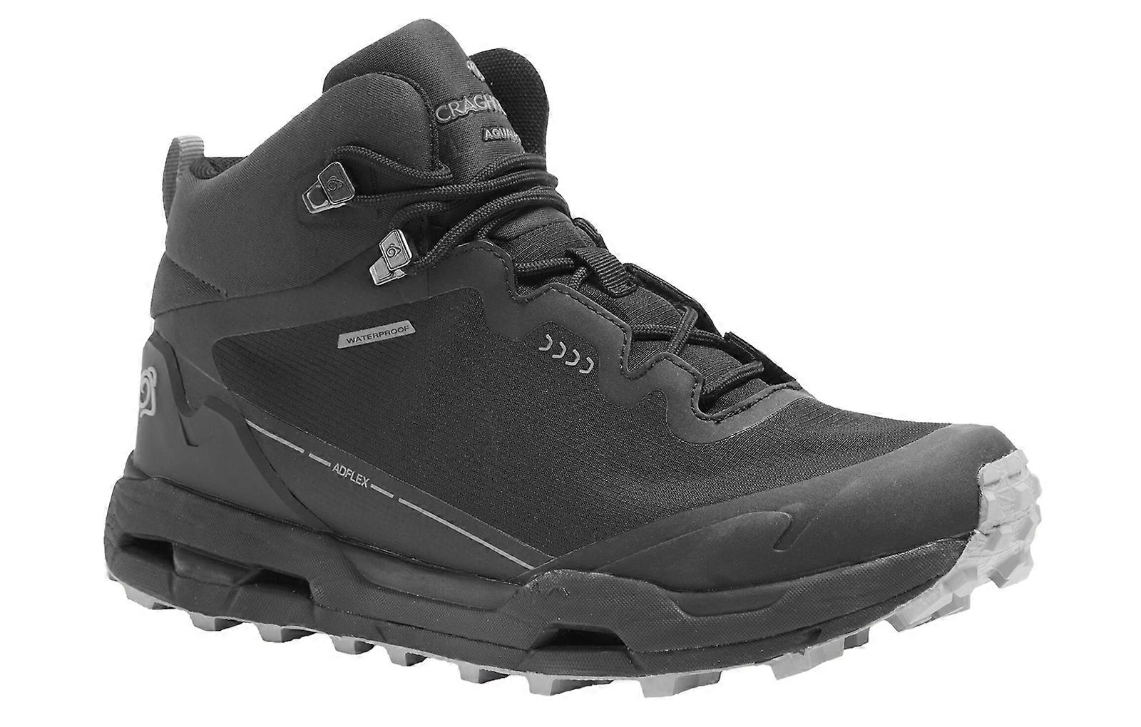 Craghoppers Adflex 2 Waterproof Trail Shoes Black / Cloud Grey