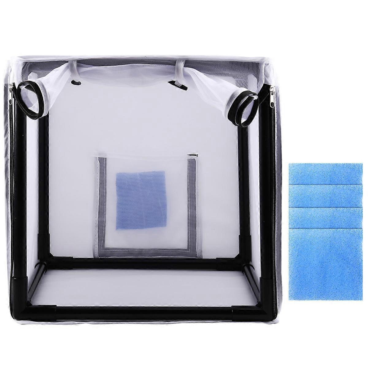 Airbrush Paint Sprays Booth,with Filter & Curtain 15 Inch Portable Sprays Paint Booth Tool, Tool for DIY Projects