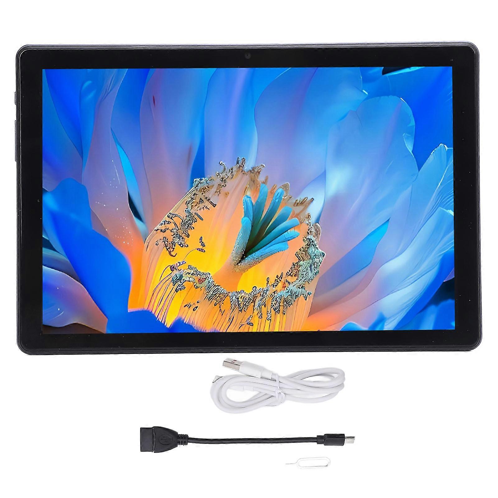 10.1 Inch Android 13 Tablet 8GB RAM 256GB ROM 4G SIM Card Support 5000mAh Battery Gray