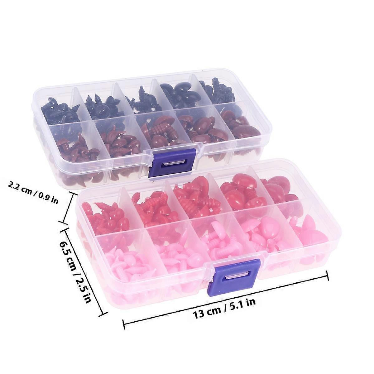 Plastic Nose Plush Nose Set for Handmade Use 250Pcs