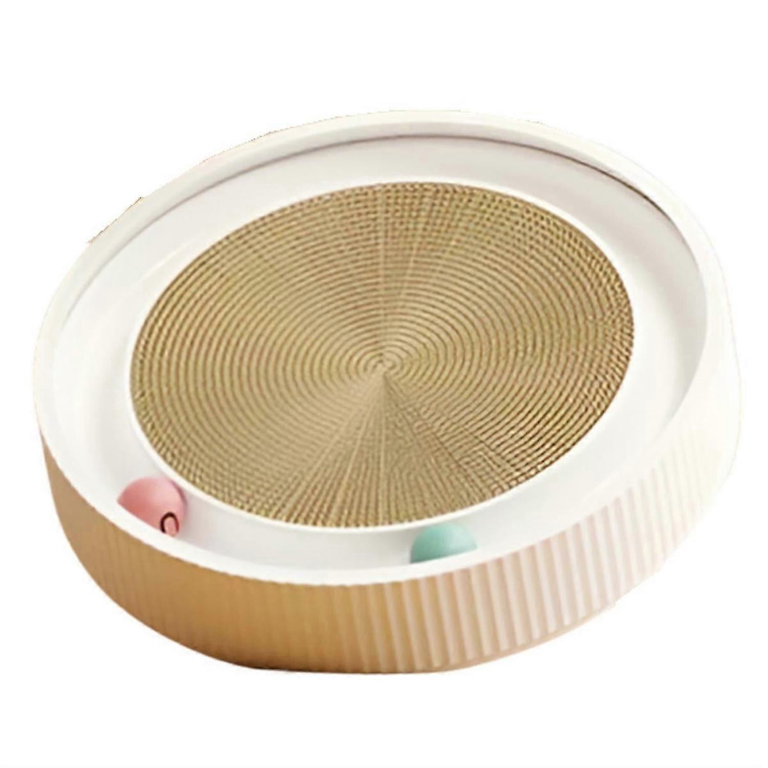 Cat Scratching Board Cat Bed Round Wear-Resistant Cat Toy A