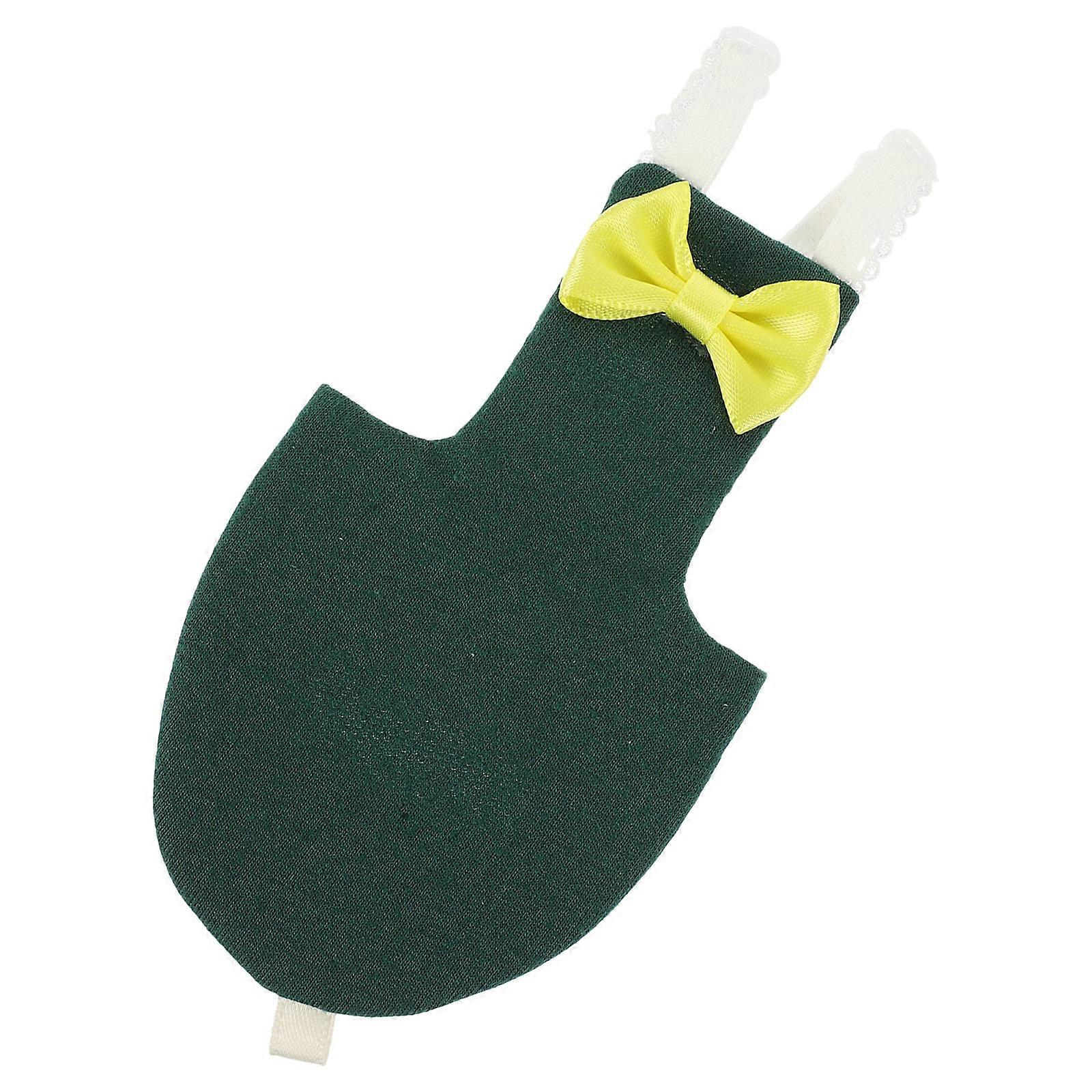 Reusable Bird Nappy Flight Suit for Birds Cotton Green Keeps Birds Clean 1 Set
