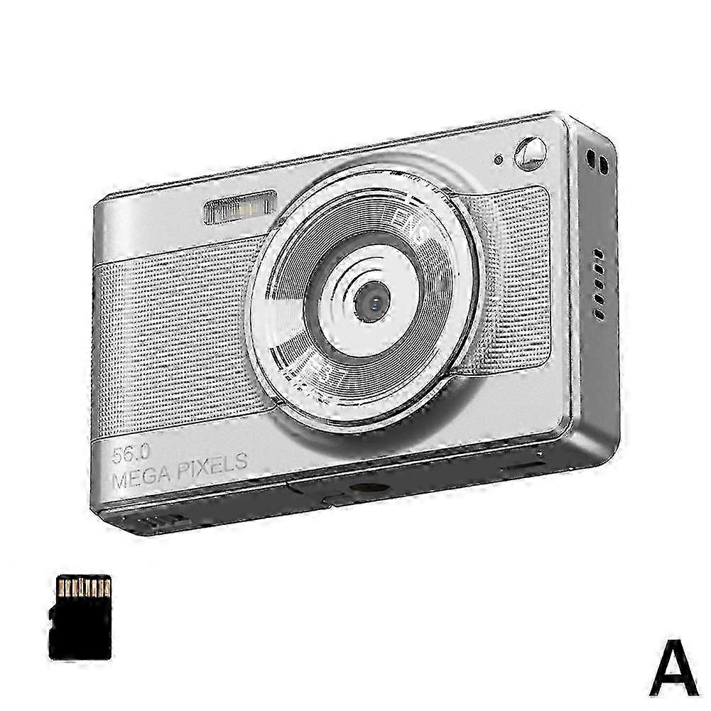 Digital Camera, 56MP FHD 1080P Camera 16x Zoom with 32GB TF Card