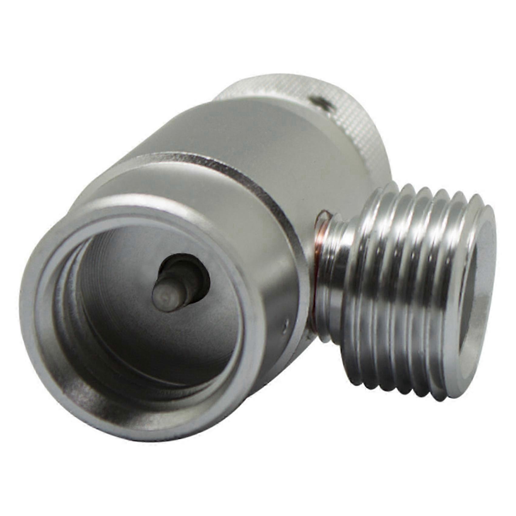 Silver G1/2 to W21.8-14 Threaded Adapter Connector for Plumbing and Industrial Applications