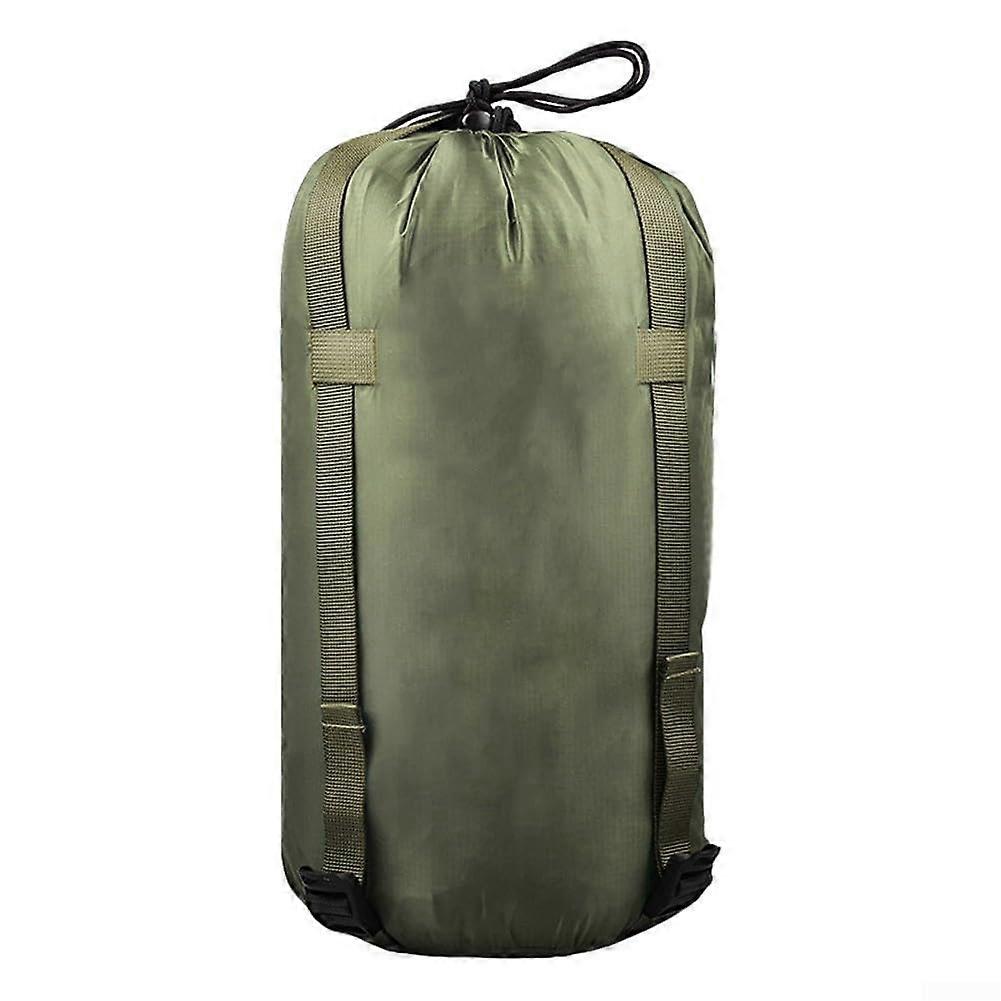 Lightweight Waterproof Nylon Compression Bag Green For Travel And Camping Clothes And Bedding Storage