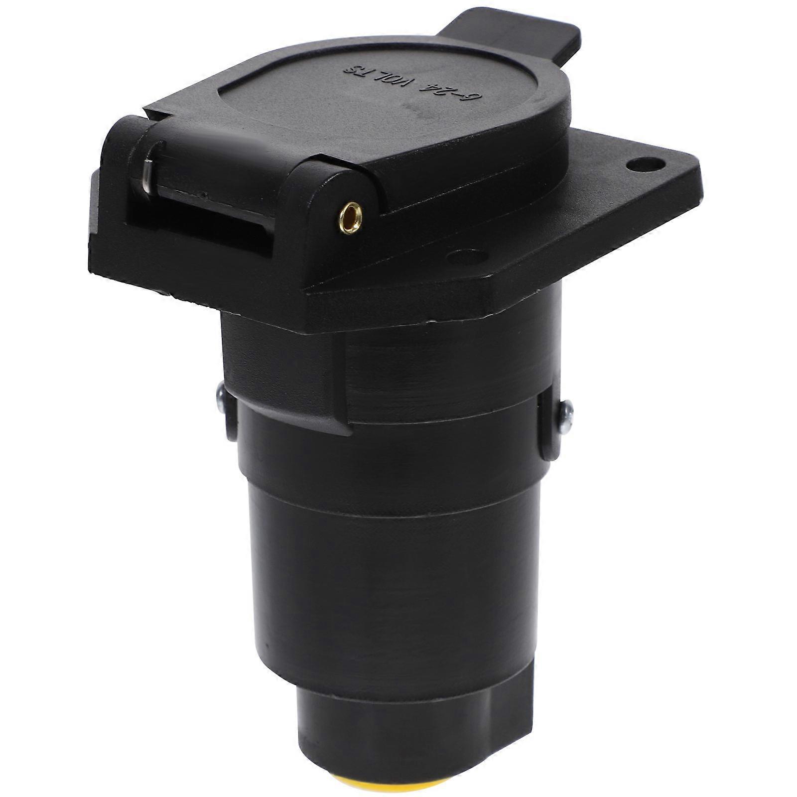 7 Pin Trailer Connector Socket Features Safety Lock Function