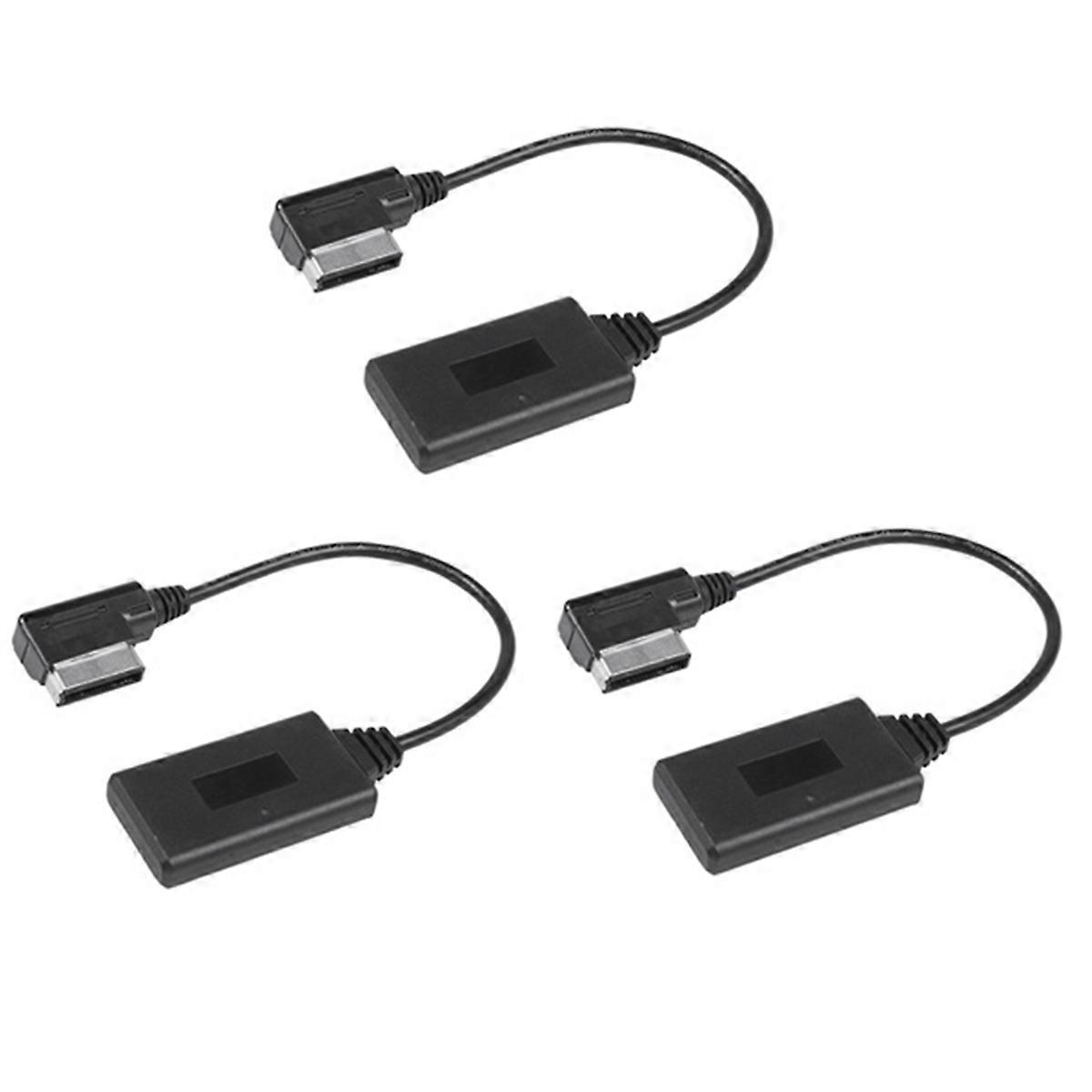 3Pcs Car Wireless Module Music Adapter AUX Audio Cable for