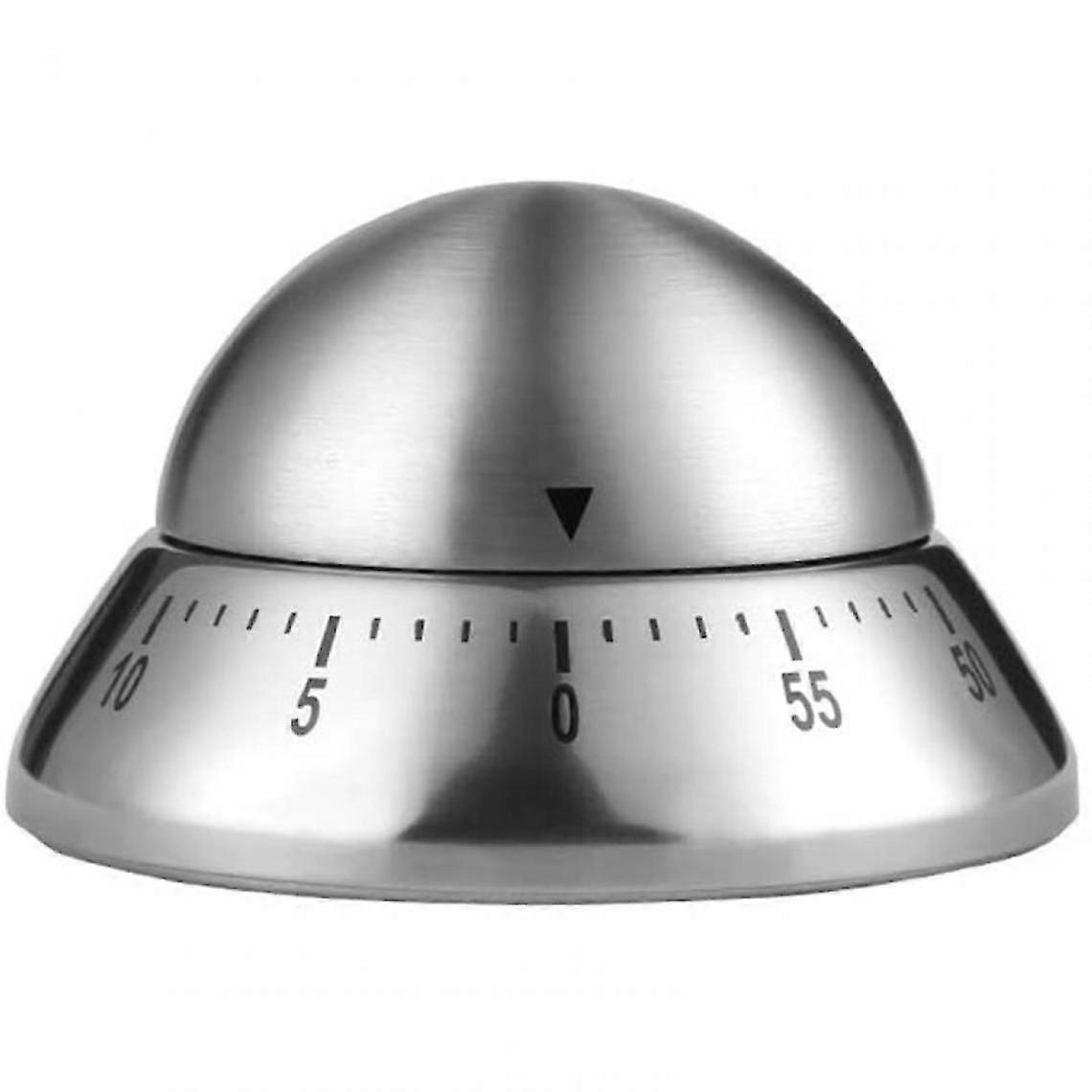 100% Mechanical Kitchen Timer, Stainless Steel Precision Life Timer.