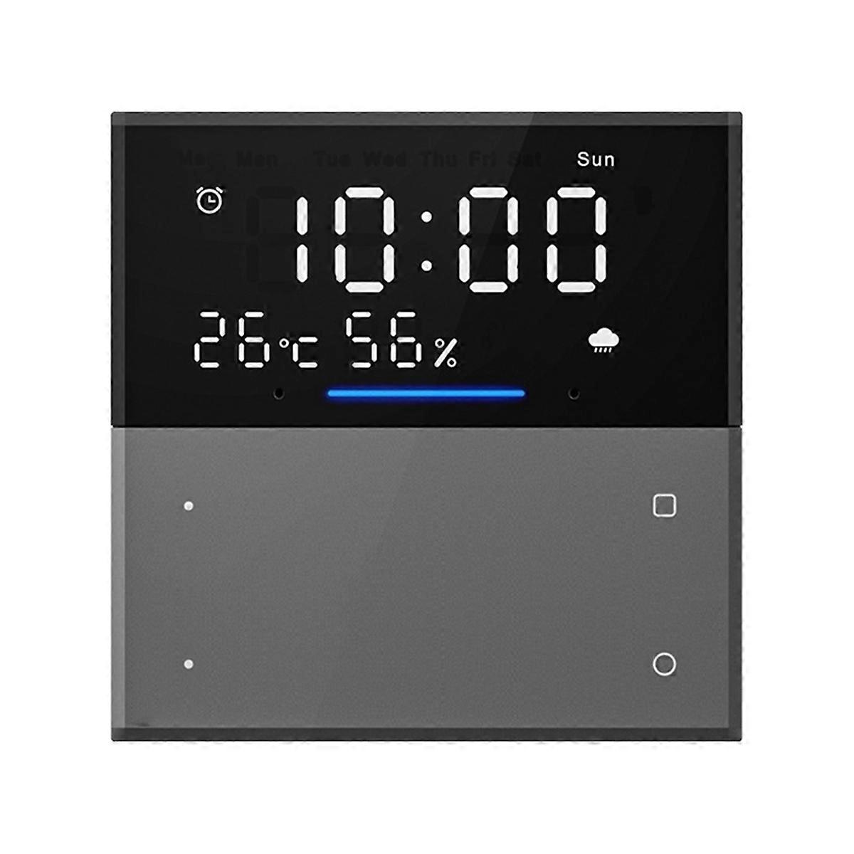 Tuya Little Smart Spirit Voice Control Panel 2-Channel Switches 2-Channel Scene Zone-Based Control W