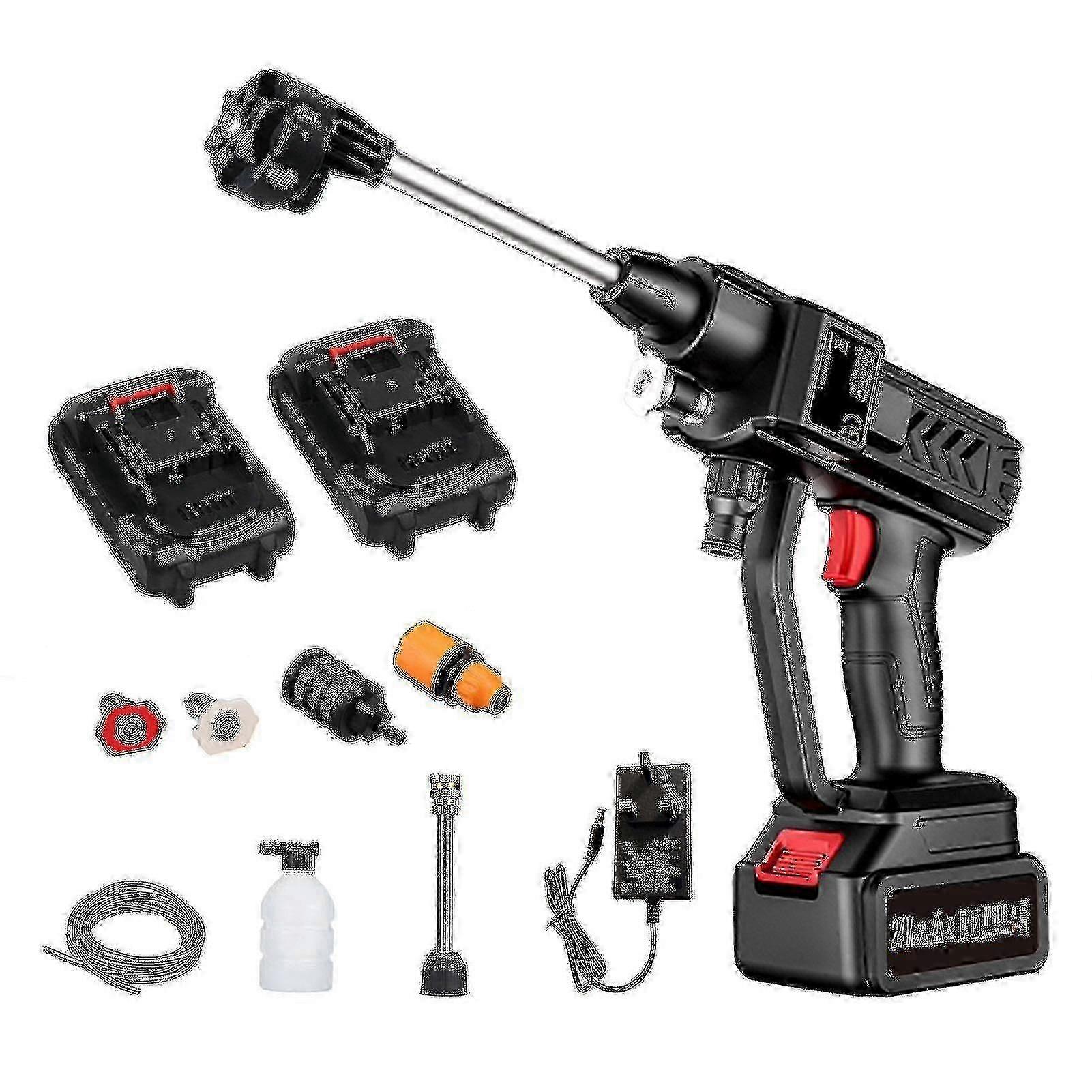 For Dewalt Cordless High Pressure Power Washer 60bar 300w with Rechargeable Battery for Car and Fence Cleaning Edition 0926