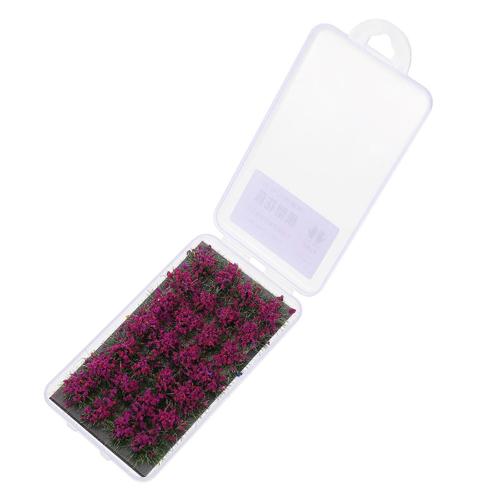 Static Flower Tuft Flower Model for Decor 1 Box of Miniature Ornaments