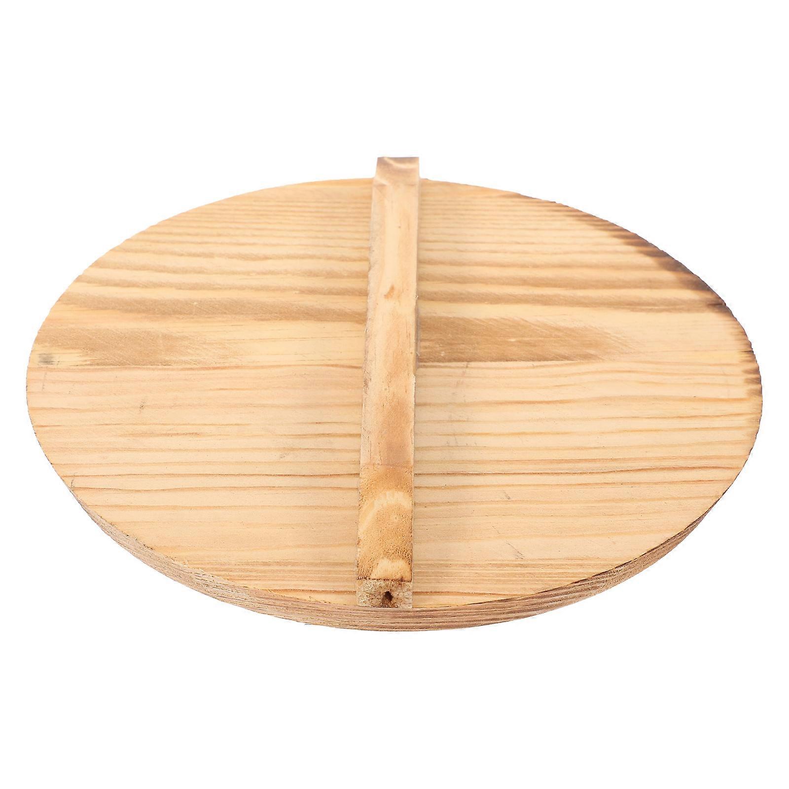 Wooden Pot Lid Designed with 3Pcs Set for Cooking and Food Protection