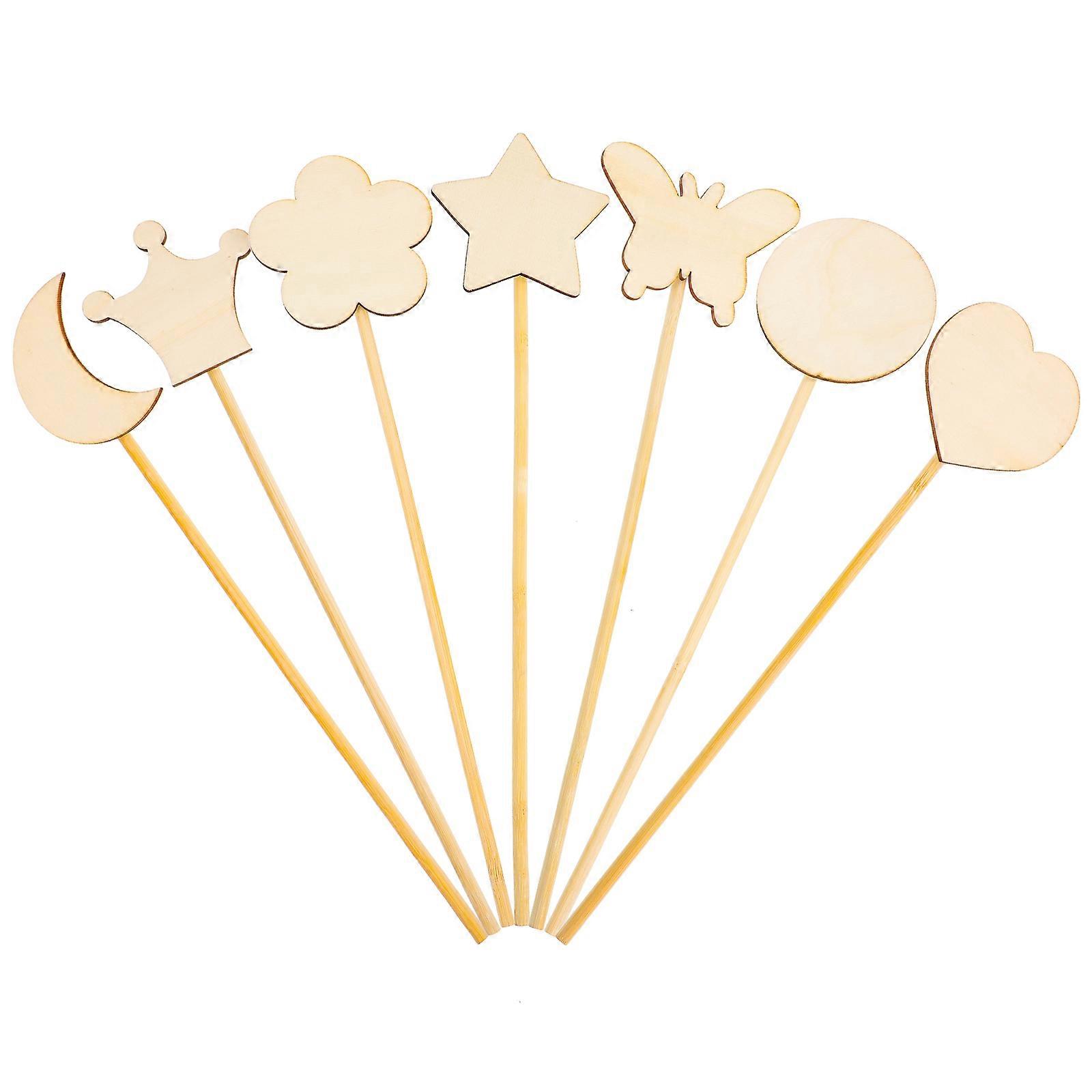 Fairy Wands Craft Shape for Classroom Projects Beige Color 12Pcs