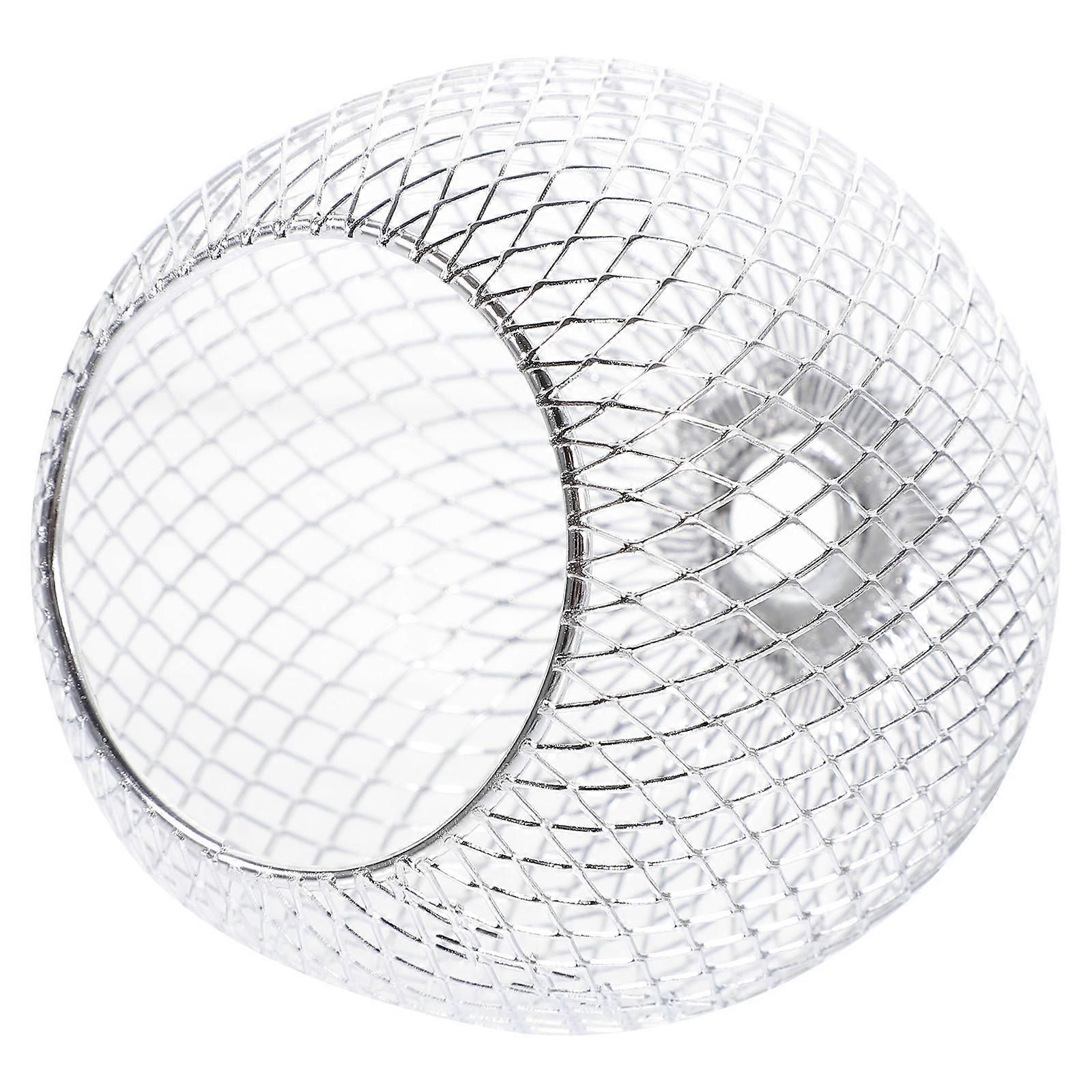 Silver Lamp Shade for Decor 6Pcs Open Metal Lamp Cover