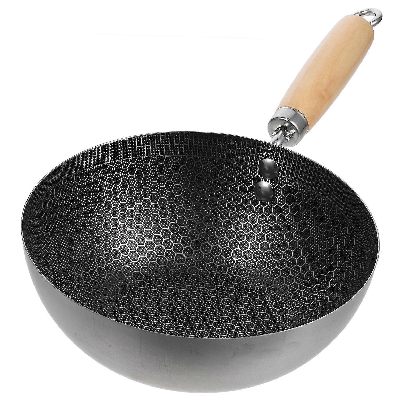 Honeycomb Non Stick Frying Pan Stainless Steel Cookware 20cm Ideal for Cooking Grilling Barbecue Easy to Clean 1Pack