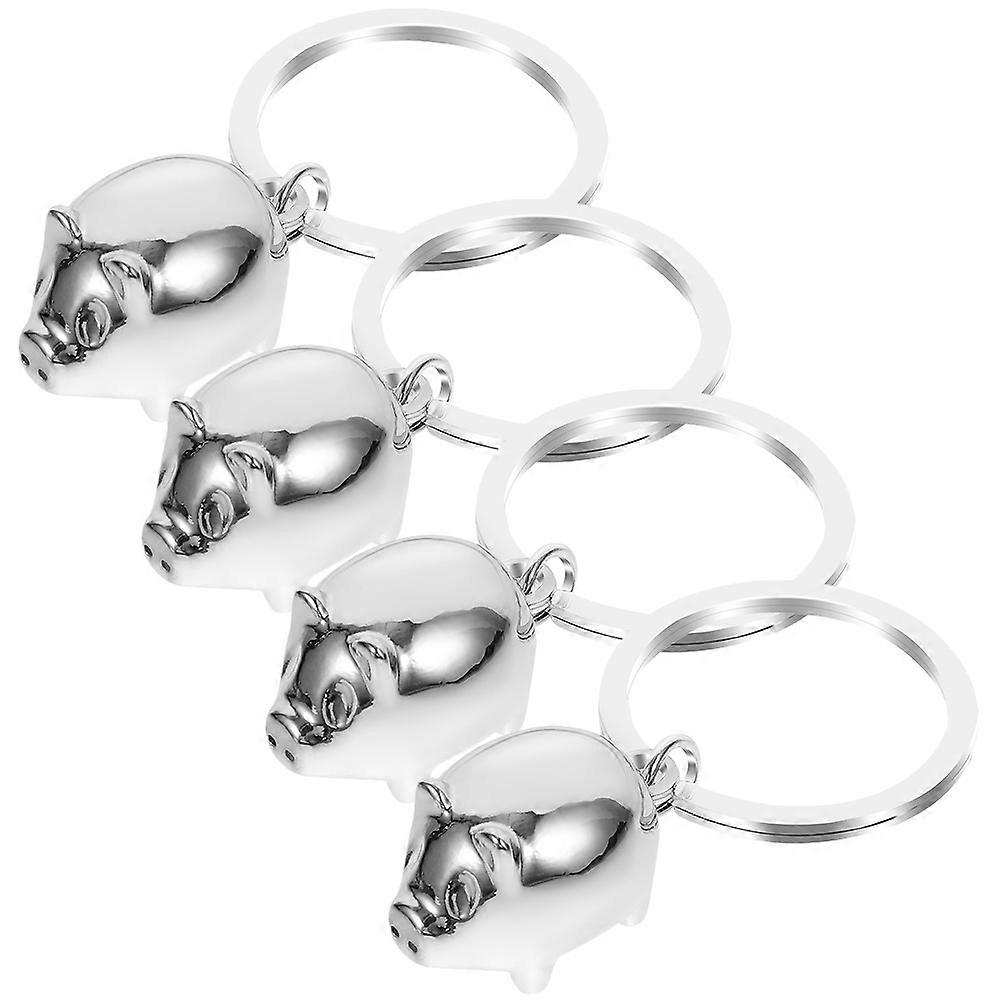 Creative Pig Shape Bag Hanging Decor Key Chain Pendant For 12Pcs
