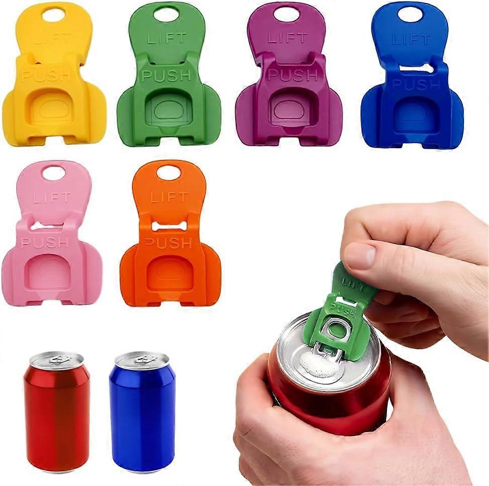 6pcs New Simple Manual Can Opener Can Sealer Drink Cans, Easy to Use