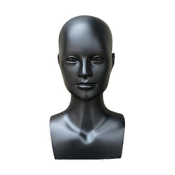 Male Mannequin Head Wig Display Stand with Shoulders Making Styling Manikin Head