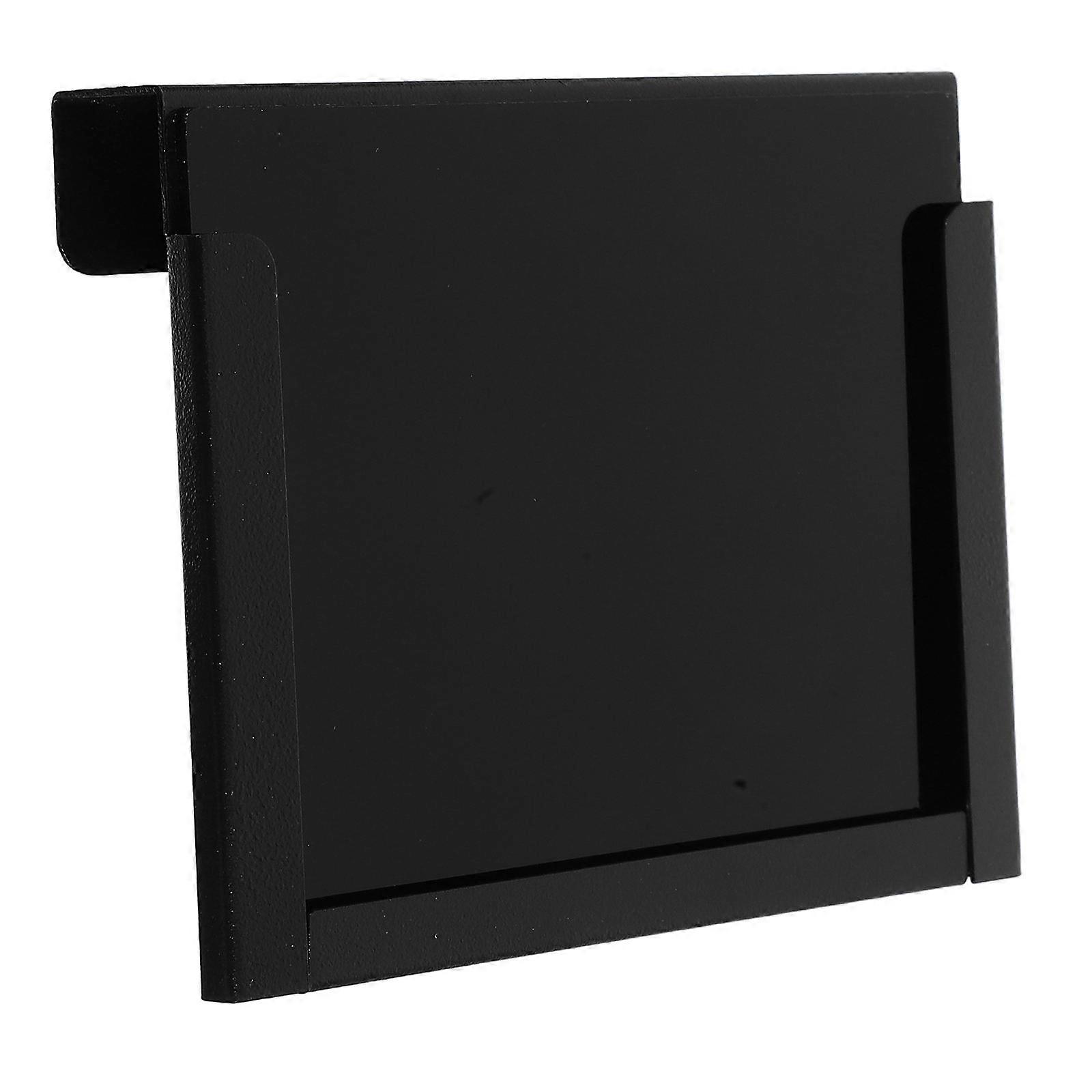 Plastic Label Holder Mini Chalkboard for Buffet Tag 4Pcs Black