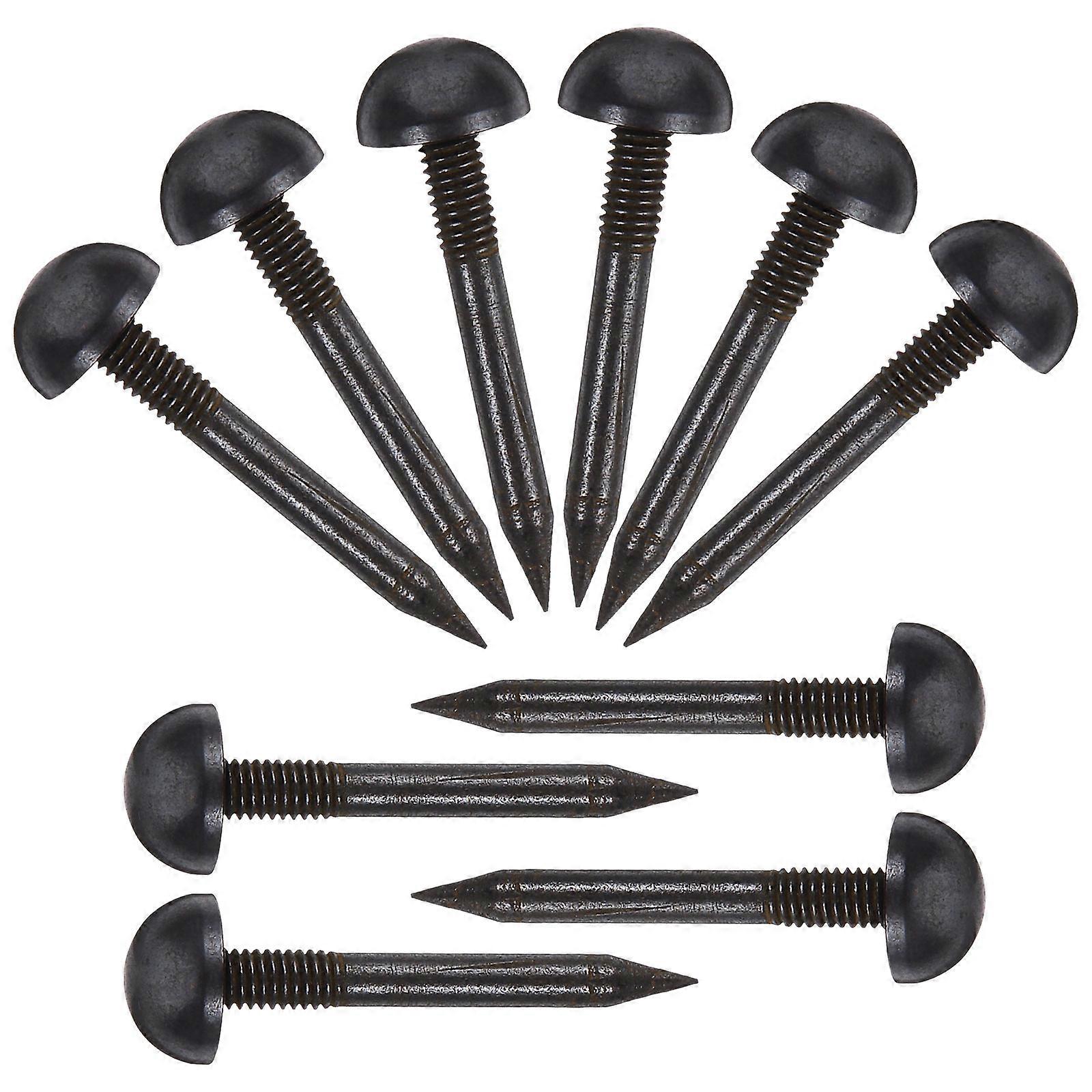 Upholstery Nails 40 Pcs Metal Furniture Tacks Designed For Home Decoration Cork Boards In Black Color