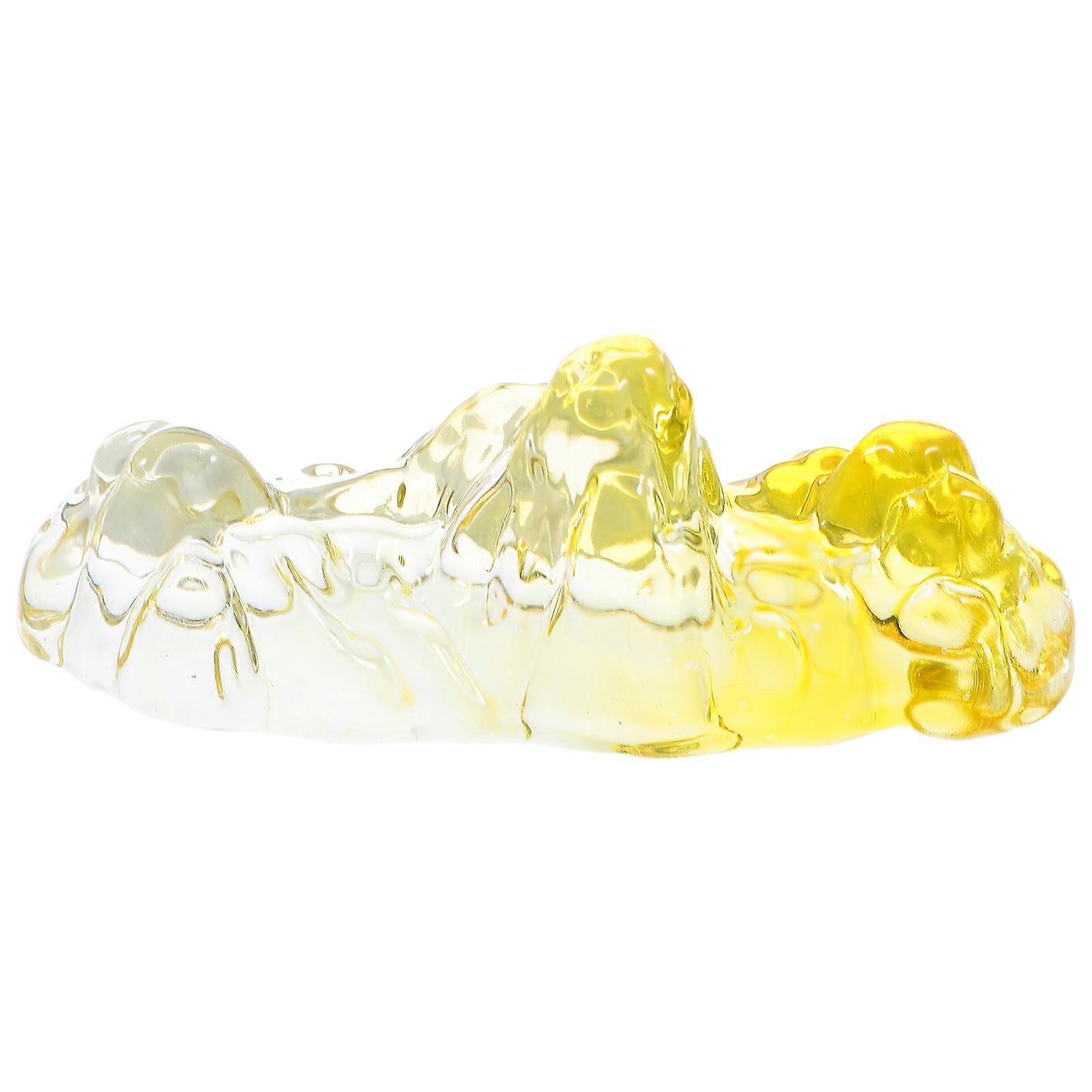 Hand-polished Crystal Statue Desktop Ornament for Nursery and Office Use 1Pcs