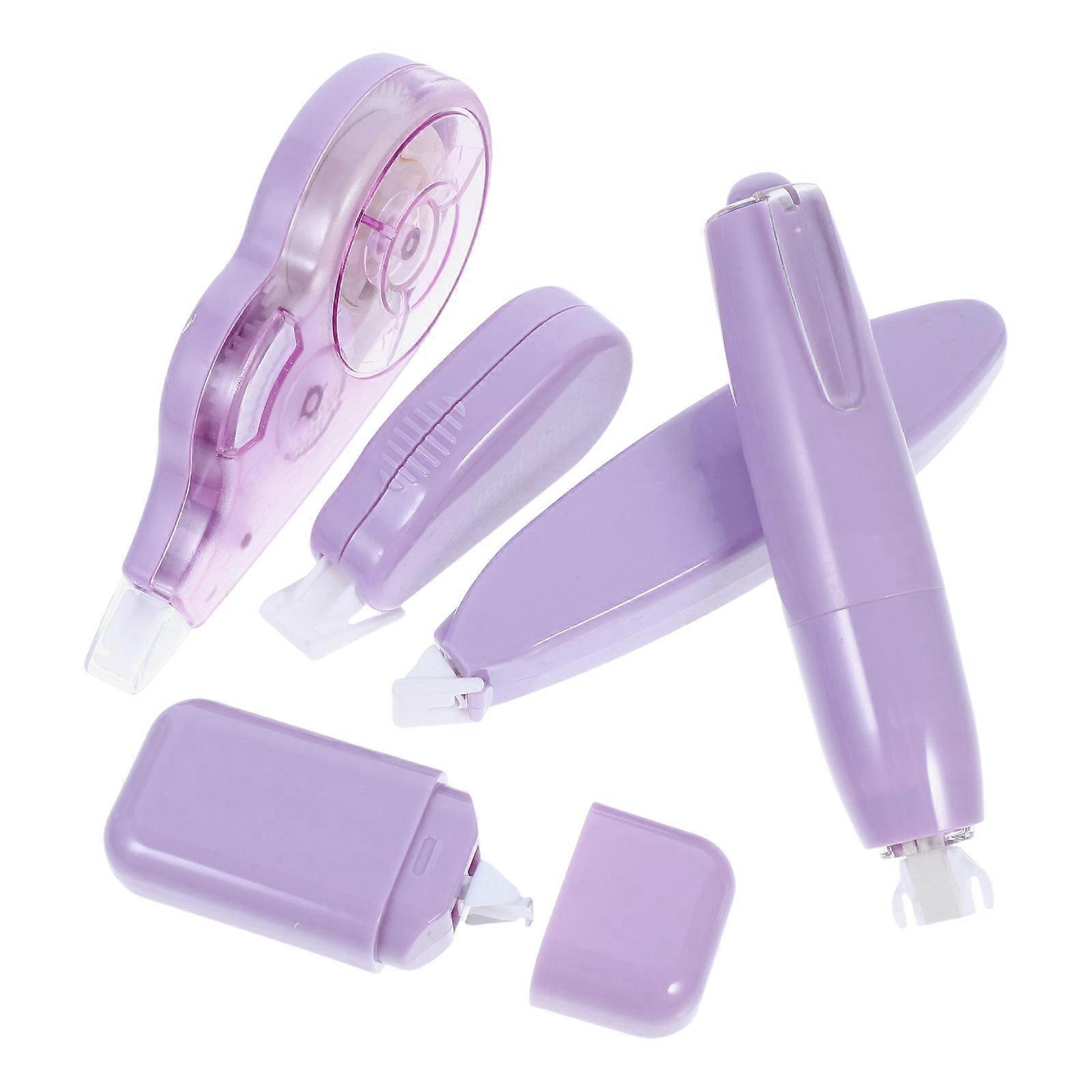 Small Pocket Roller Tape Correction Tape Set Instant Correction Portable and Lightweight for On-the-go Use 5Pcs