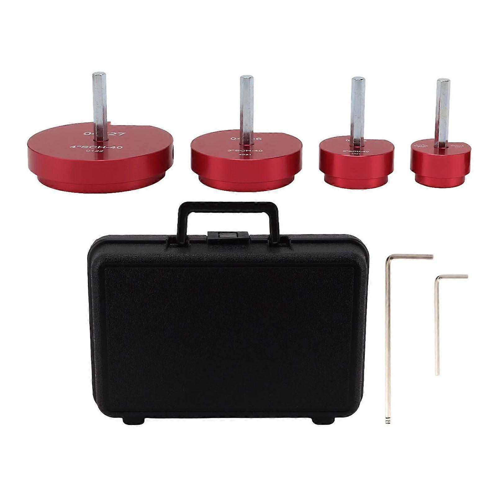 Pipe Fitting Reamer Kit Enlarge Pipe Diameter High Speed Steel Fade Resistant Pipe Reamer Tool Type 2