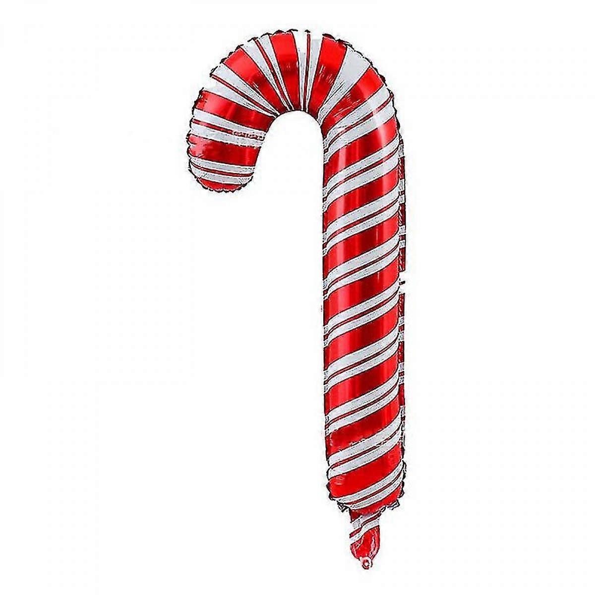 メリークリスマスギフトボックスバルーンキャンディケインバルーンキャンディ風車アルミフィルムバルーンクリスマスの装飾ホム@bugu