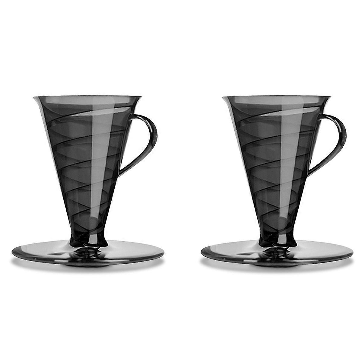 Conical 30 Single Coffee Dripper,1-2Cups Hand Brew Coffee Filter Cup V30 Funnel Drip Filter Cup Coff