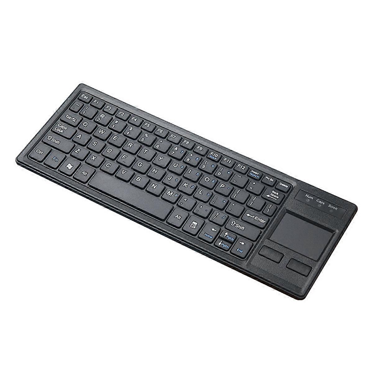 80 Keys USB Wired Keyboard Ultra Thin Mini Compact Touch Keyboard