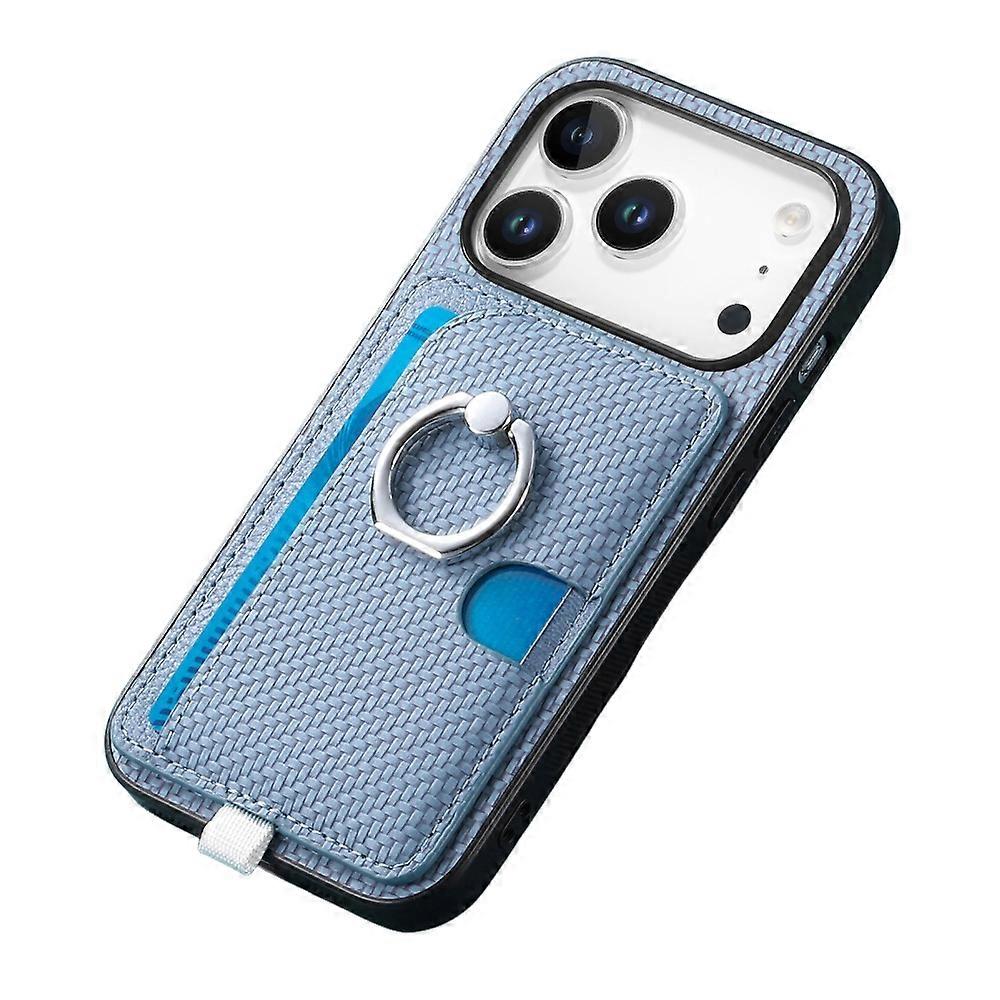 Phone Case for iPhone 17 6.27inch 5G with Wallet Function, Screen Protector, Slim Ring Stand and Credit Card Holder, suitable for daily commute, shopp