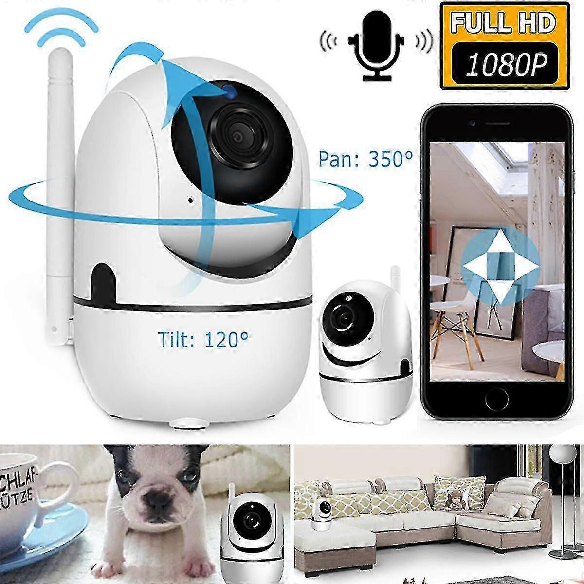 Wireless Wifi 1080p Ip Camera Indoor Room Webcam Monitors
