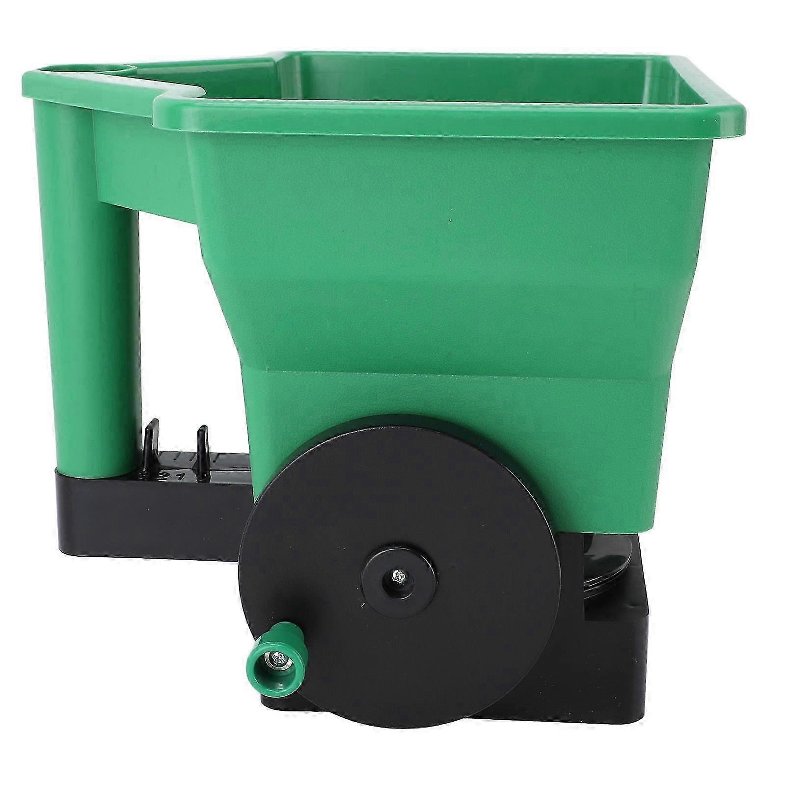25-26 Hand Spreader 3L Manual Small Labor Saving Handheld Lawn Garden Spreader for Fertilizer Salt Green