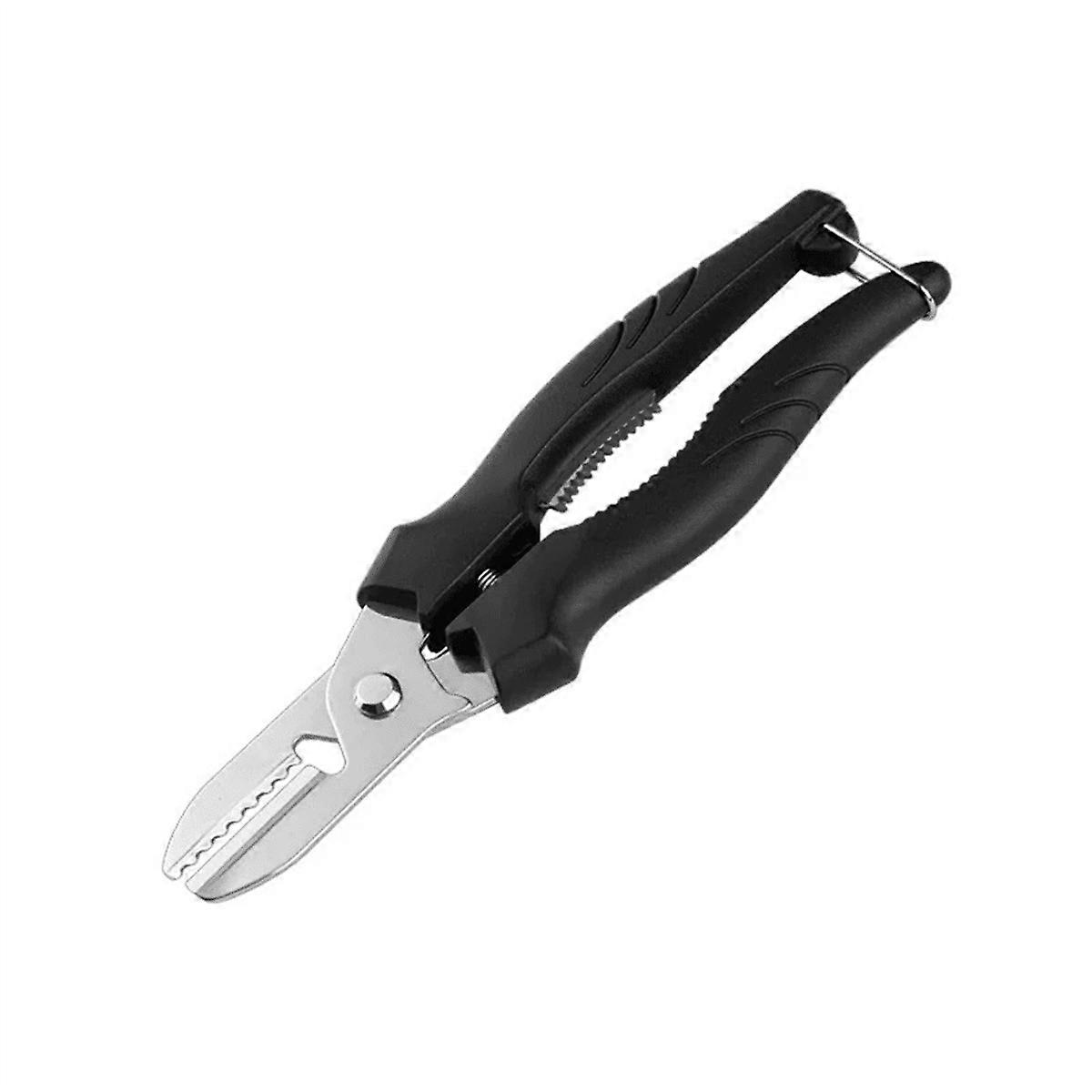 Multipurpose Chestnut Clip Easy to Clean Chestnut Kitchen Bar Supplies Chestnut Scissors with Lock Design Nut Tool,Black