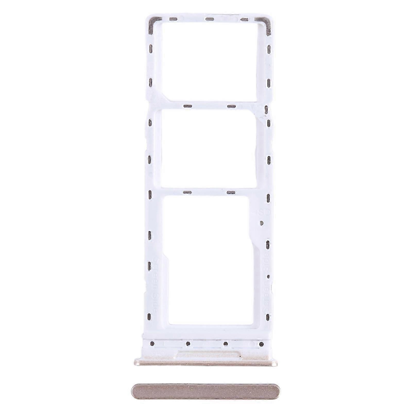 Für Tecno Camon 18 P SIM-Kartenfach + SIM-Kartenfach + Micro-SD-Kartenfach